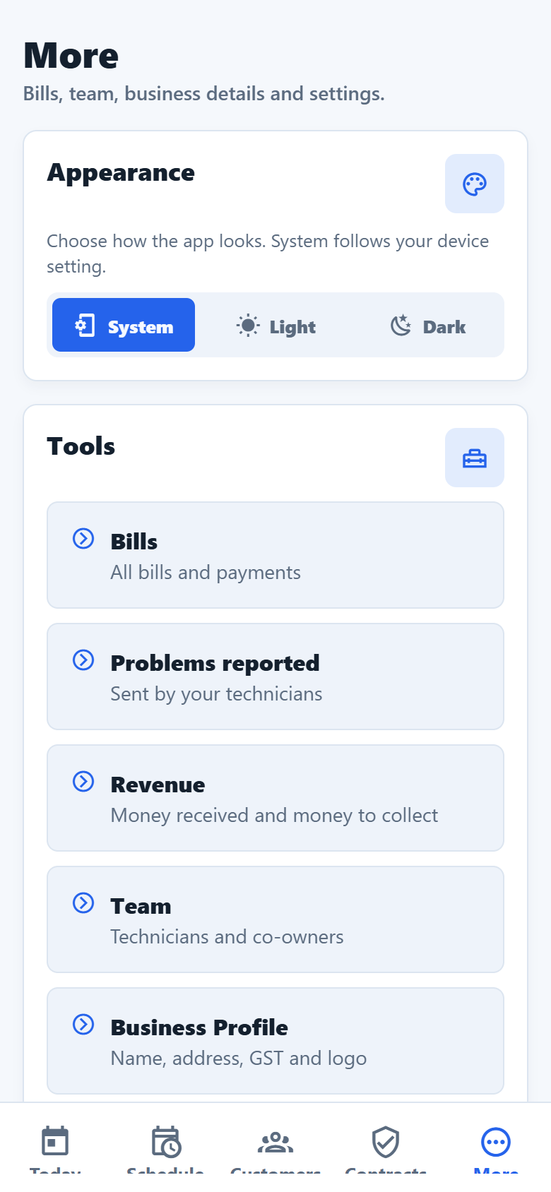 More screen