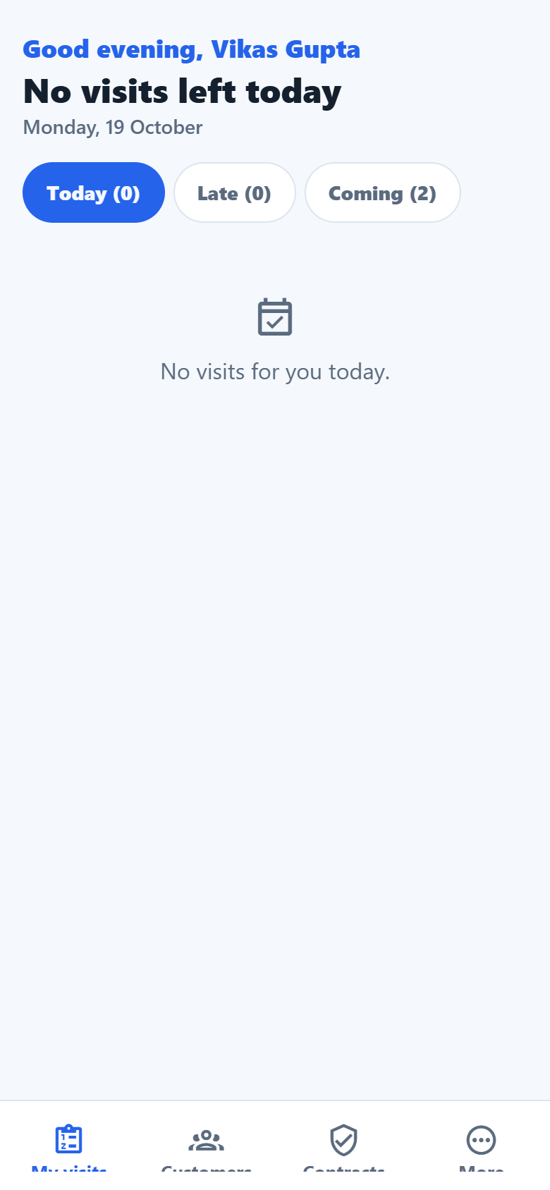 My visits